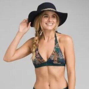 Prana Lahari Halter Top Black Horchata Sm NWT W1LAHA113